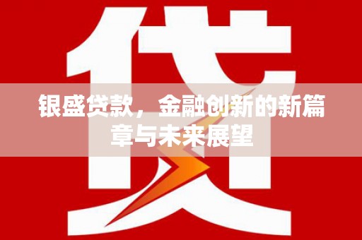 米脂银盛贷款，金融创新的新篇章与未来展望
