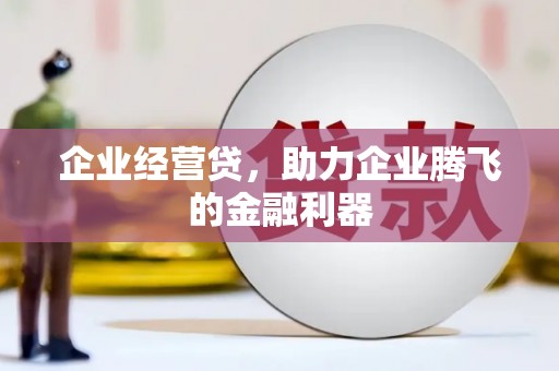 米脂企业经营贷，助力企业腾飞的金融利器