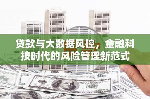 米脂贷款与大数据风控，金融科技时代的风险管理新范式