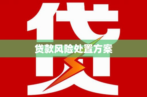 米脂贷款风险处置方案
