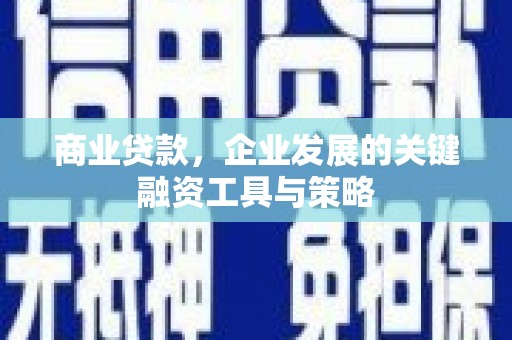 米脂商业贷款，企业发展的关键融资工具与策略