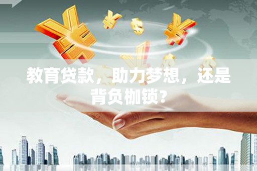 米脂教育贷款，助力梦想，还是背负枷锁？