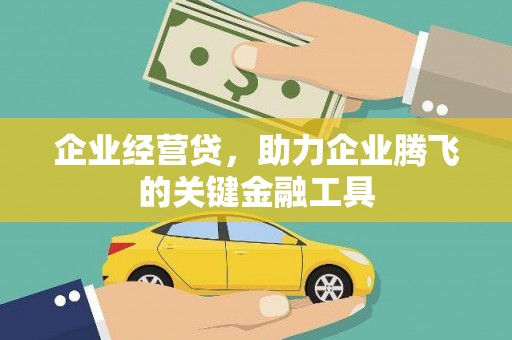 米脂企业经营贷，助力企业腾飞的关键金融工具
