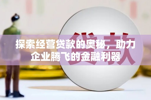 米脂探索经营贷款的奥秘，助力企业腾飞的金融利器