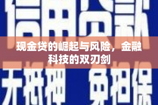 米脂现金贷的崛起与风险，金融科技的双刃剑