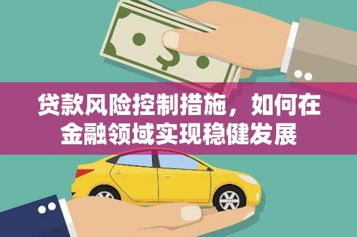 米脂贷款风险控制措施，如何在金融领域实现稳健发展