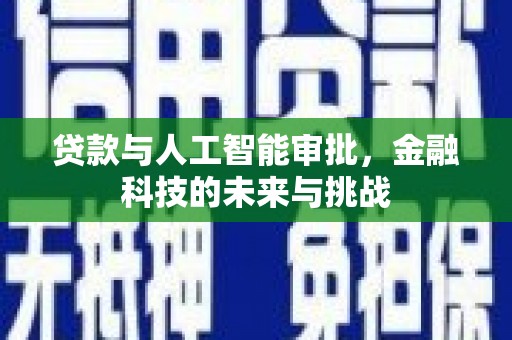 米脂贷款与人工智能审批，金融科技的未来与挑战