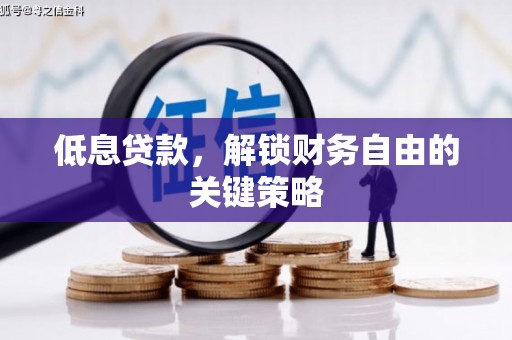 米脂低息贷款，解锁财务自由的关键策略