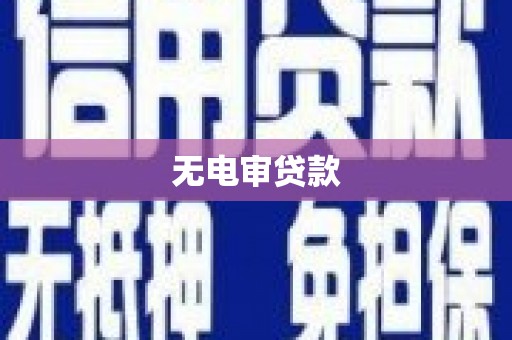 米脂无电审贷款