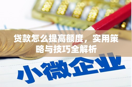 米脂贷款怎么提高额度，实用策略与技巧全解析