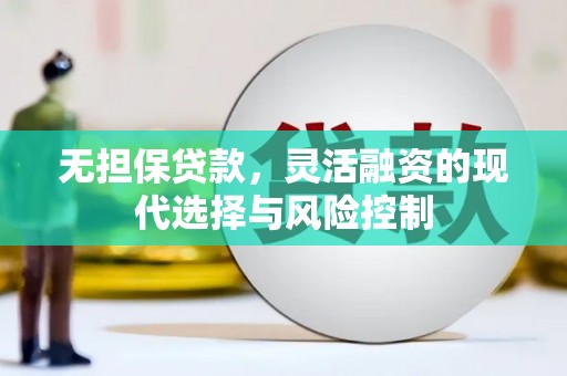 米脂无担保贷款，灵活融资的现代选择与风险控制