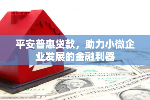米脂平安普惠贷款，助力小微企业发展的金融利器
