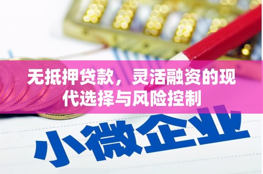 米脂无抵押贷款，灵活融资的现代选择与风险控制