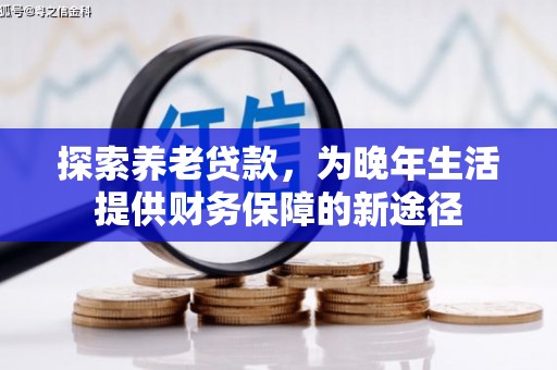 米脂探索养老贷款，为晚年生活提供财务保障的新途径