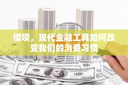 米脂借呗，现代金融工具如何改变我们的消费习惯