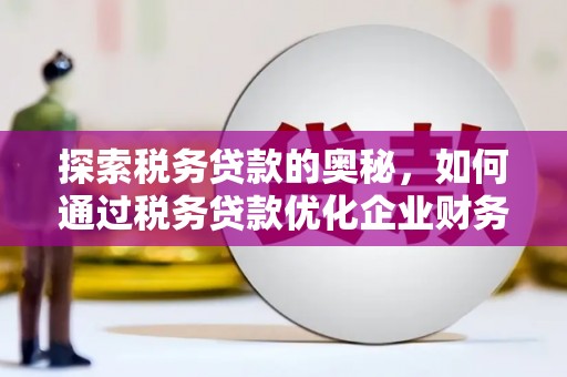 米脂探索税务贷款的奥秘，如何通过税务贷款优化企业财务