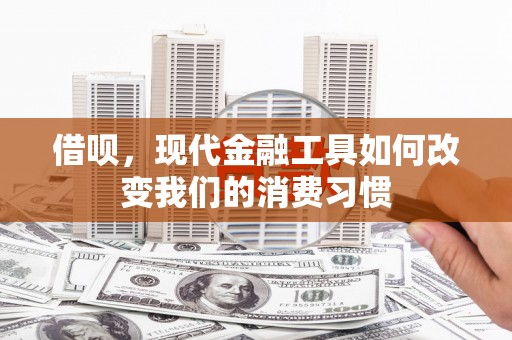 米脂借呗，现代金融工具如何改变我们的消费习惯