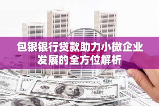 米脂包银银行贷款助力小微企业发展的全方位解析