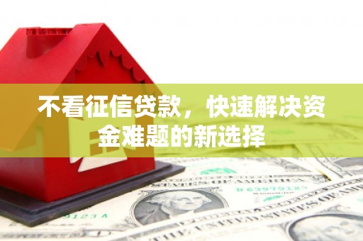 米脂不看征信贷款，快速解决资金难题的新选择