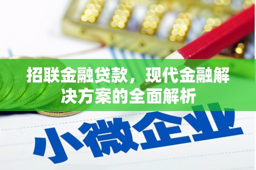 米脂招联金融贷款，现代金融解决方案的全面解析