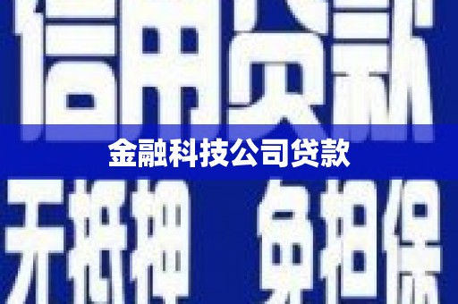 米脂金融科技公司贷款