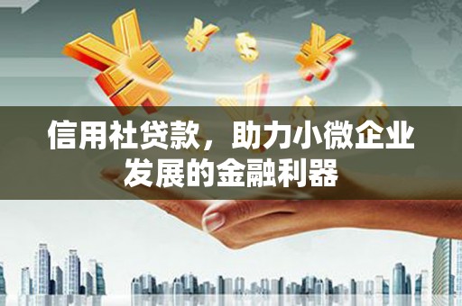 米脂信用社贷款，助力小微企业发展的金融利器
