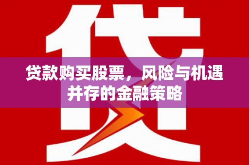 米脂贷款购买股票，风险与机遇并存的金融策略